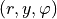 (r,y,\varphi)