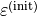 \TField{
\varepsilon^{(\init)}}